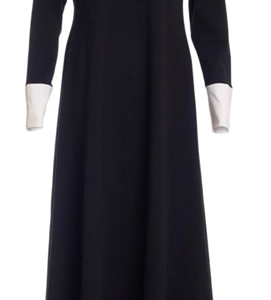 Forward Point Collar Abaya