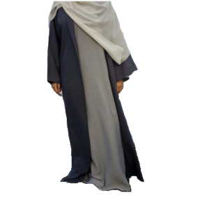 Double Coloured Abaya