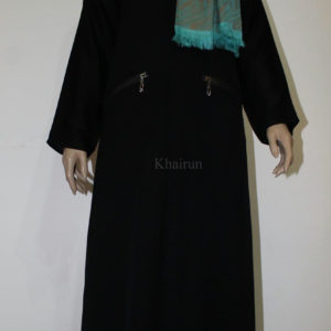 Zippered Pocket Abaya