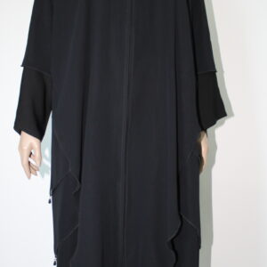 Chiffon layered Abaya